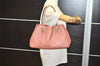 Authentic GUCCI Miss GG Guccissima Shoulder Tote Bag Leather 232957 Pink 3411J