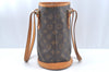 Authentic Louis Vuitton Monogram Bucket PM Shoulder Tote Bag M42238 LV 3412J