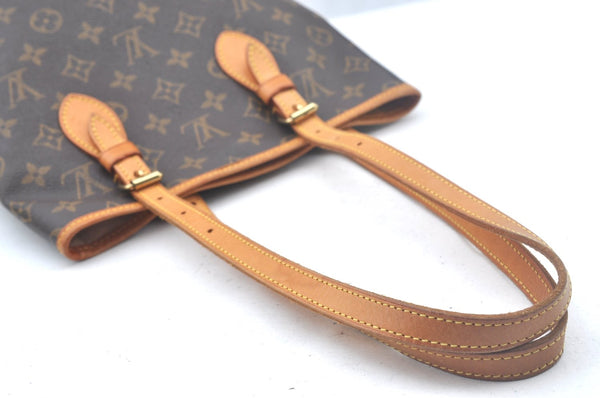 Authentic Louis Vuitton Monogram Bucket PM Shoulder Tote Bag M42238 LV 3412J