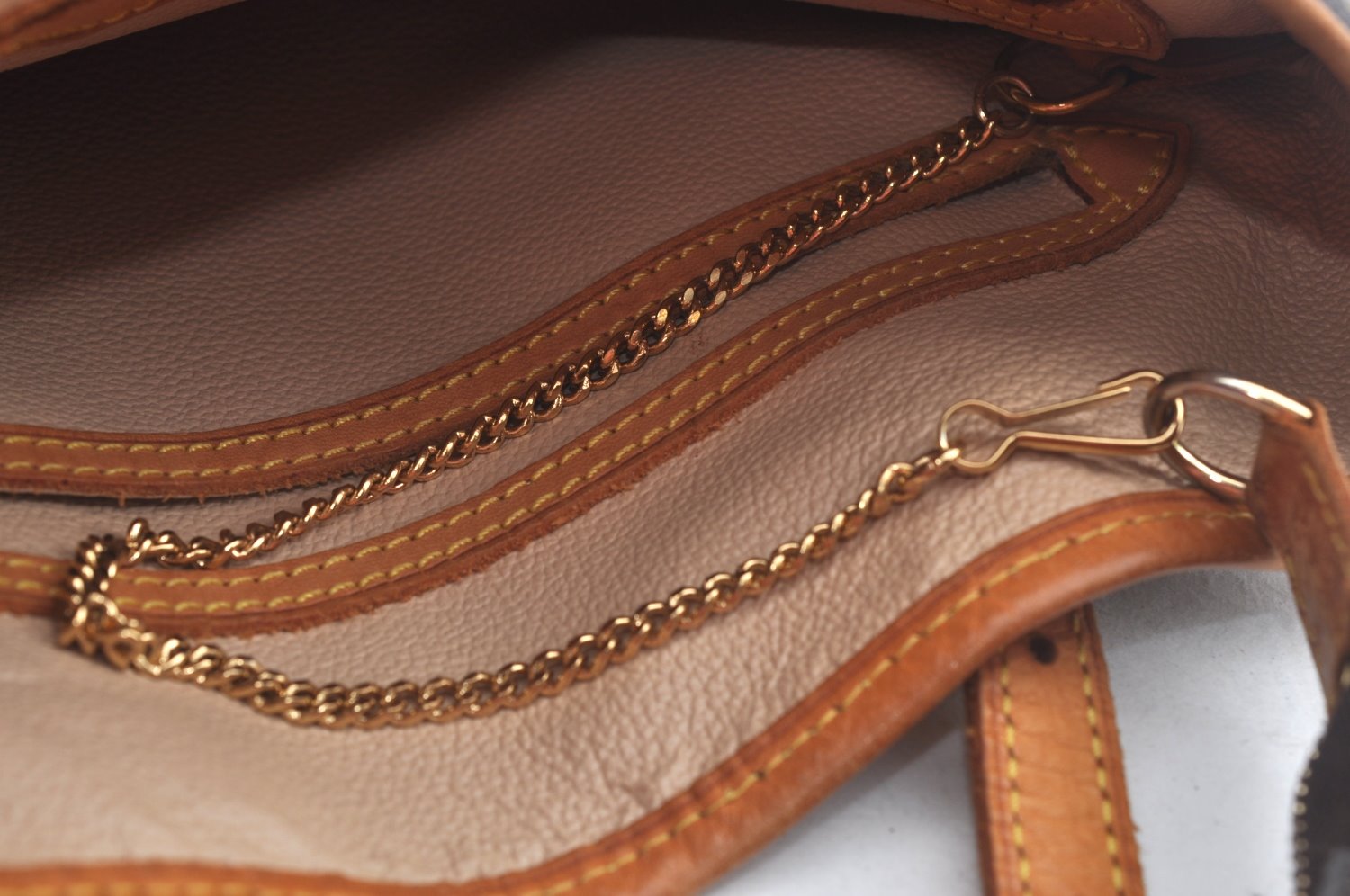 Authentic Louis Vuitton Monogram Bucket PM Shoulder Tote Bag M42238 LV 3412J