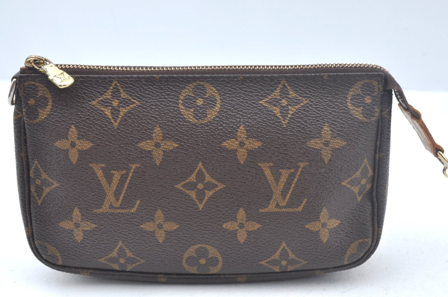 Authentic Louis Vuitton Monogram Bucket PM Shoulder Tote Bag M42238 LV 3412J