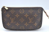 Authentic Louis Vuitton Monogram Bucket PM Shoulder Tote Bag M42238 LV 3412J