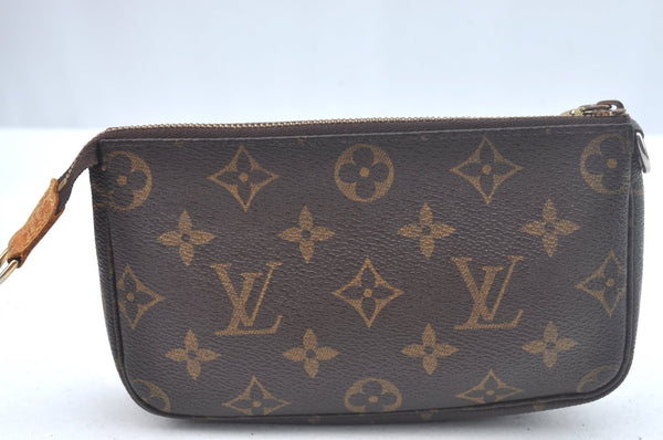 Authentic Louis Vuitton Monogram Bucket PM Shoulder Tote Bag M42238 LV 3412J