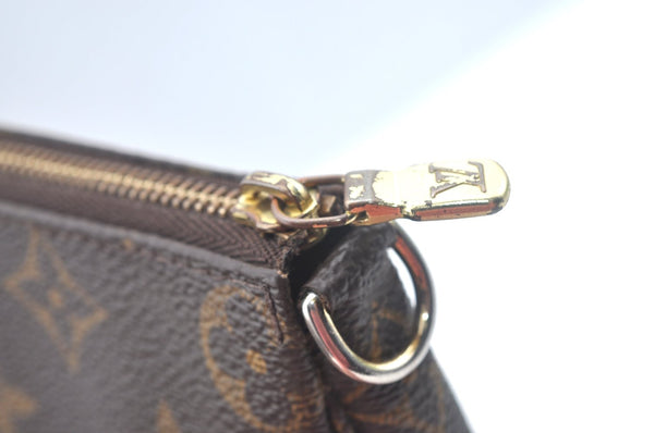 Authentic Louis Vuitton Monogram Bucket PM Shoulder Tote Bag M42238 LV 3412J