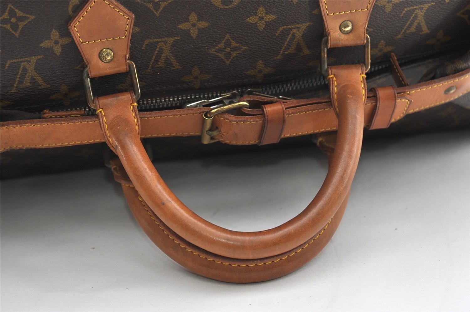 Authentic Louis Vuitton Monogram Cruiser Bag 55 Travel Hand Bag M41136 LV 3413J