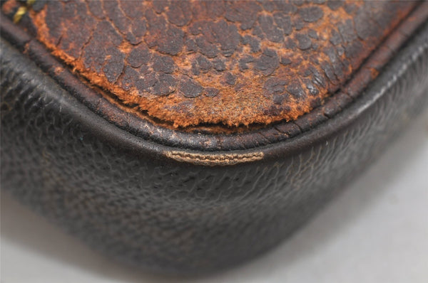 Authentic Louis Vuitton Monogram Marly Dragonne PM M51827 Clutch Bag Junk 3413K