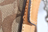 Authentic COACH Signature Shoulder Crossbody Bag Canvas Leather 9349 Brown 3415K
