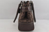 Authentic COACH Signature Shoulder Tote Bag Canvas Leather 10245 Brown 3416K