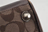Authentic COACH Signature Shoulder Tote Bag Canvas Leather 10245 Brown 3416K
