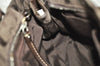 Authentic COACH Signature Shoulder Tote Bag Canvas Leather 10245 Brown 3416K