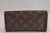 Authentic Louis Vuitton Monogram Pochette Twin PM Shoulder Bag M51854 LV 3417J