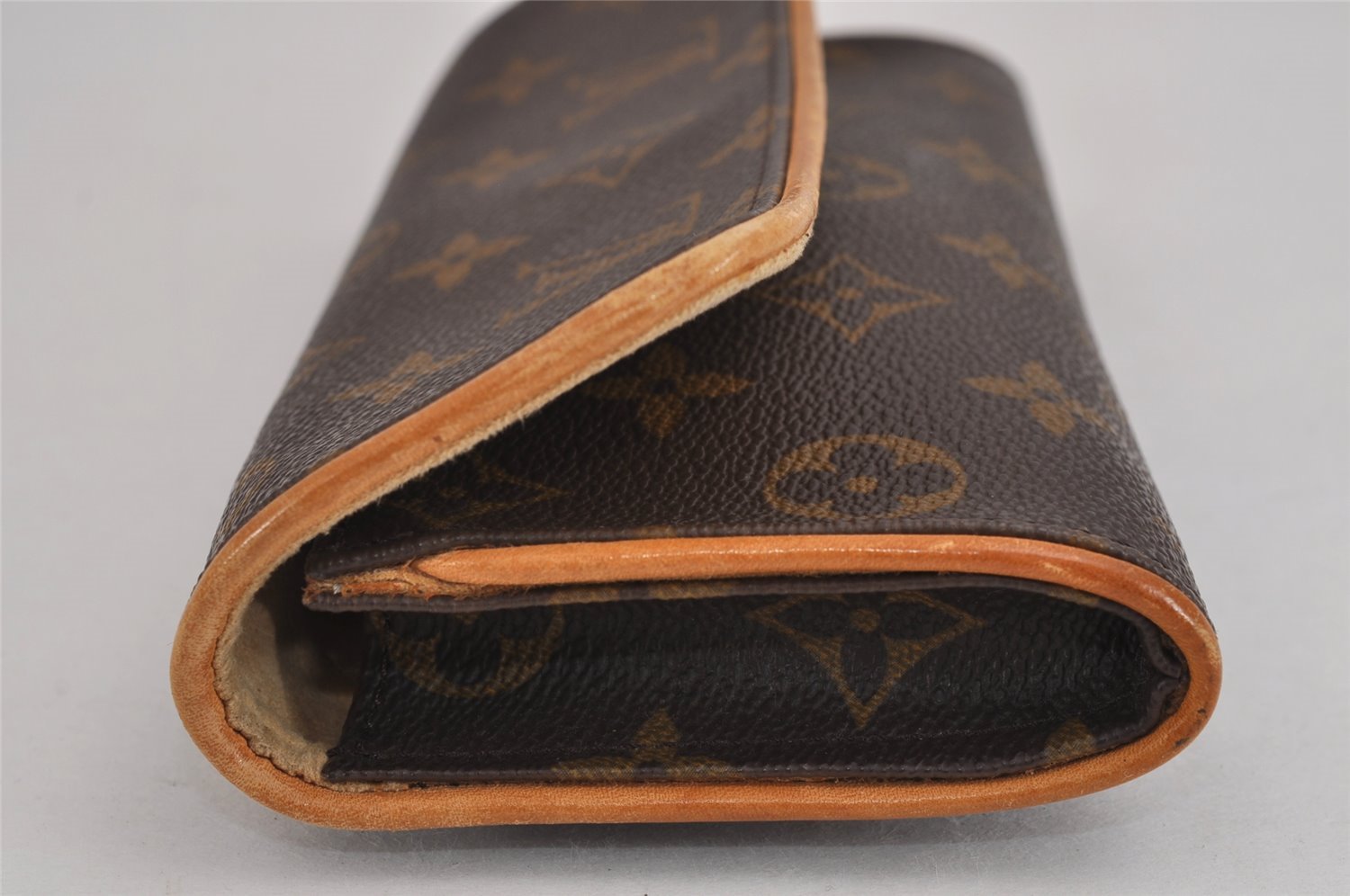 Authentic Louis Vuitton Monogram Pochette Twin PM Shoulder Bag M51854 LV 3417J