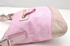 Authentic COACH Signature Shoulder Crossbody Bag Canvas Leather 9362 Pink 3417K