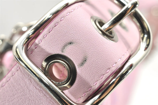 Authentic COACH Signature Shoulder Crossbody Bag Canvas Leather 9362 Pink 3417K