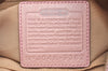 Authentic COACH Signature Shoulder Crossbody Bag Canvas Leather 9362 Pink 3417K