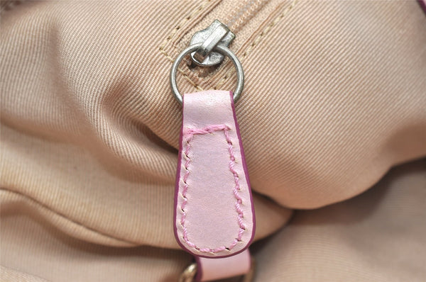 Authentic COACH Signature Shoulder Crossbody Bag Canvas Leather 9362 Pink 3417K