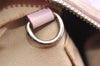 Authentic COACH Signature Shoulder Crossbody Bag Canvas Leather 9362 Pink 3417K