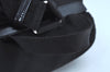 Authentic PRADA Vintage Nylon Tessuto Leather Backpack Purse Black 3418I