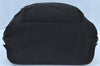 Authentic PRADA Vintage Nylon Tessuto Leather Backpack Purse Black 3418I