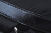 Authentic PRADA Vintage Nylon Tessuto Leather Backpack Purse Black 3418I