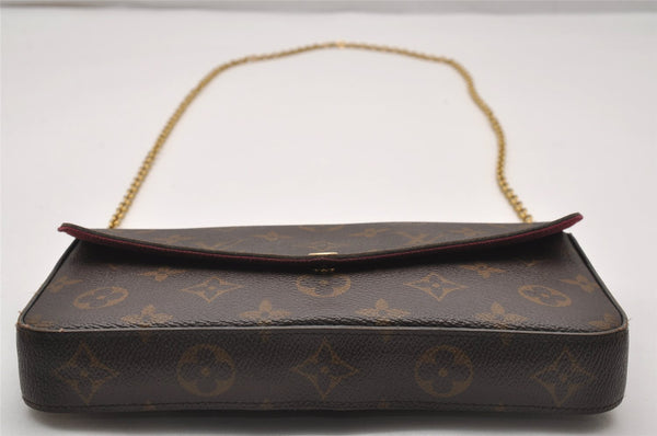 Authentic Louis Vuitton Monogram Pochette Felicie Shoulder Bag M61276 LV 3418J