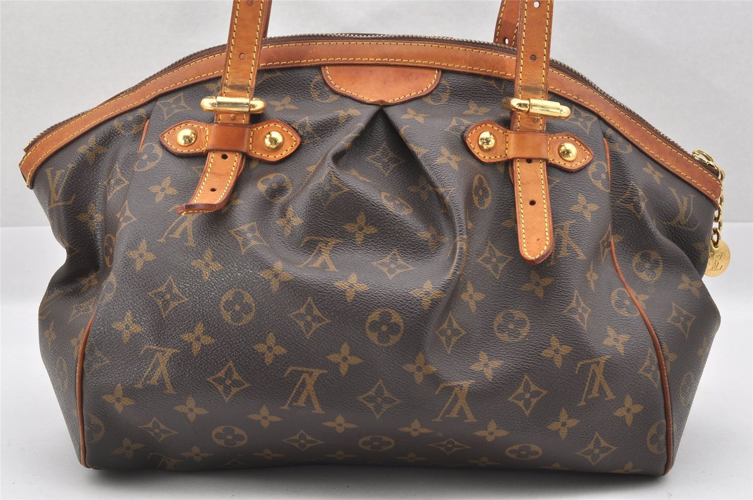 Authentic Louis Vuitton Monogram Tivoli GM Hand Tote Bag M40144 LV 3419J