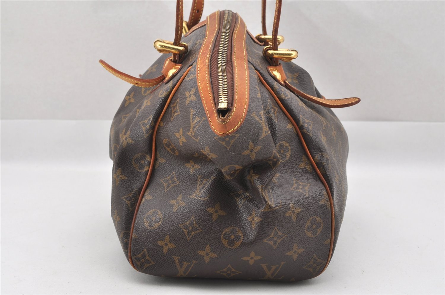 Authentic Louis Vuitton Monogram Tivoli GM Hand Tote Bag M40144 LV 3419J