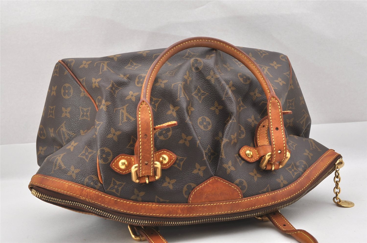 Authentic Louis Vuitton Monogram Tivoli GM Hand Tote Bag M40144 LV 3419J