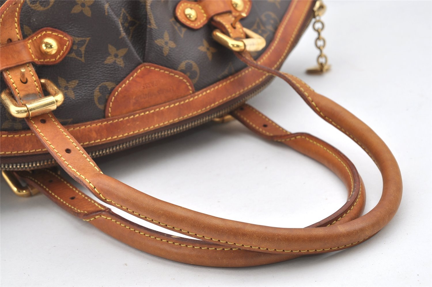 Authentic Louis Vuitton Monogram Tivoli GM Hand Tote Bag M40144 LV 3419J