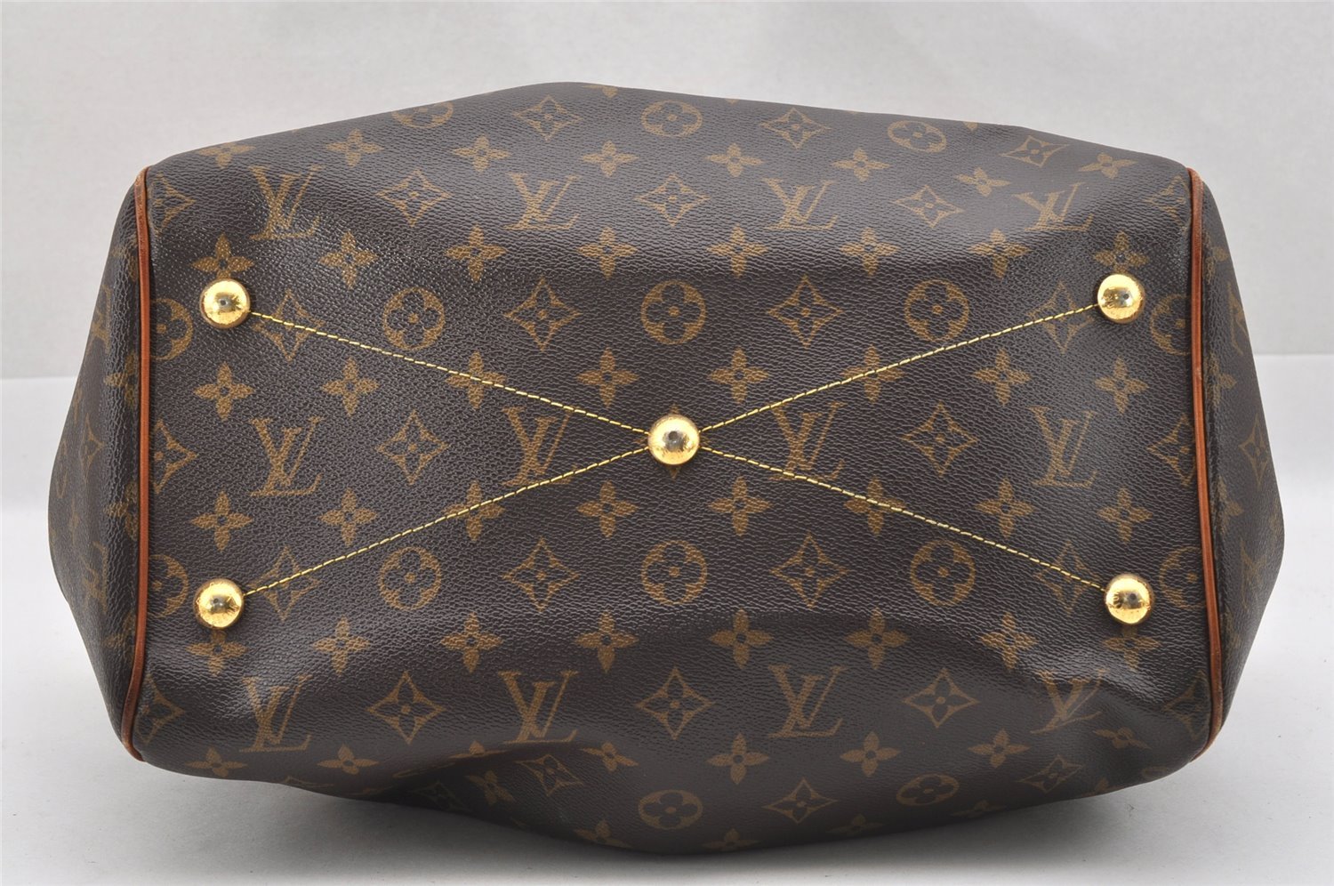 Authentic Louis Vuitton Monogram Tivoli GM Hand Tote Bag M40144 LV 3419J