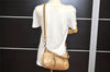 Authentic COACH POPPY 2Way Shoulder Hand Bag Purse Leather 16284 Beige 3419K