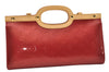 Authentic Louis Vuitton Vernis Roxbury Drive 2Way Hand Bag Red M91987 LV 3420J