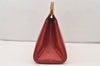 Authentic Louis Vuitton Vernis Roxbury Drive 2Way Hand Bag Red M91987 LV 3420J