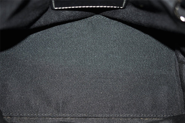 Authentic COACH Signature Hand Tote Bag Purse Canvas Leather 6043 Black 3420K