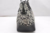 Authentic COACH Signature Shoulder Tote Bag Canvas Leather 6894 Black 3421K