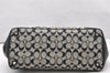 Authentic COACH Signature Shoulder Tote Bag Canvas Leather 6894 Black 3421K