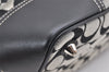 Authentic COACH Signature Shoulder Tote Bag Canvas Leather 6894 Black 3421K