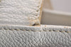 Authentic CHANEL Vintage Caviar Skin Shoulder Hand Bag Purse White CC Logo 3422J