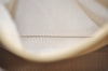 Authentic CHANEL Vintage Caviar Skin Shoulder Hand Bag Purse White CC Logo 3422J