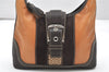 Authentic COACH Vintage Shoulder Hand Bag Purse Leather Suede F11344 Brown 3422K
