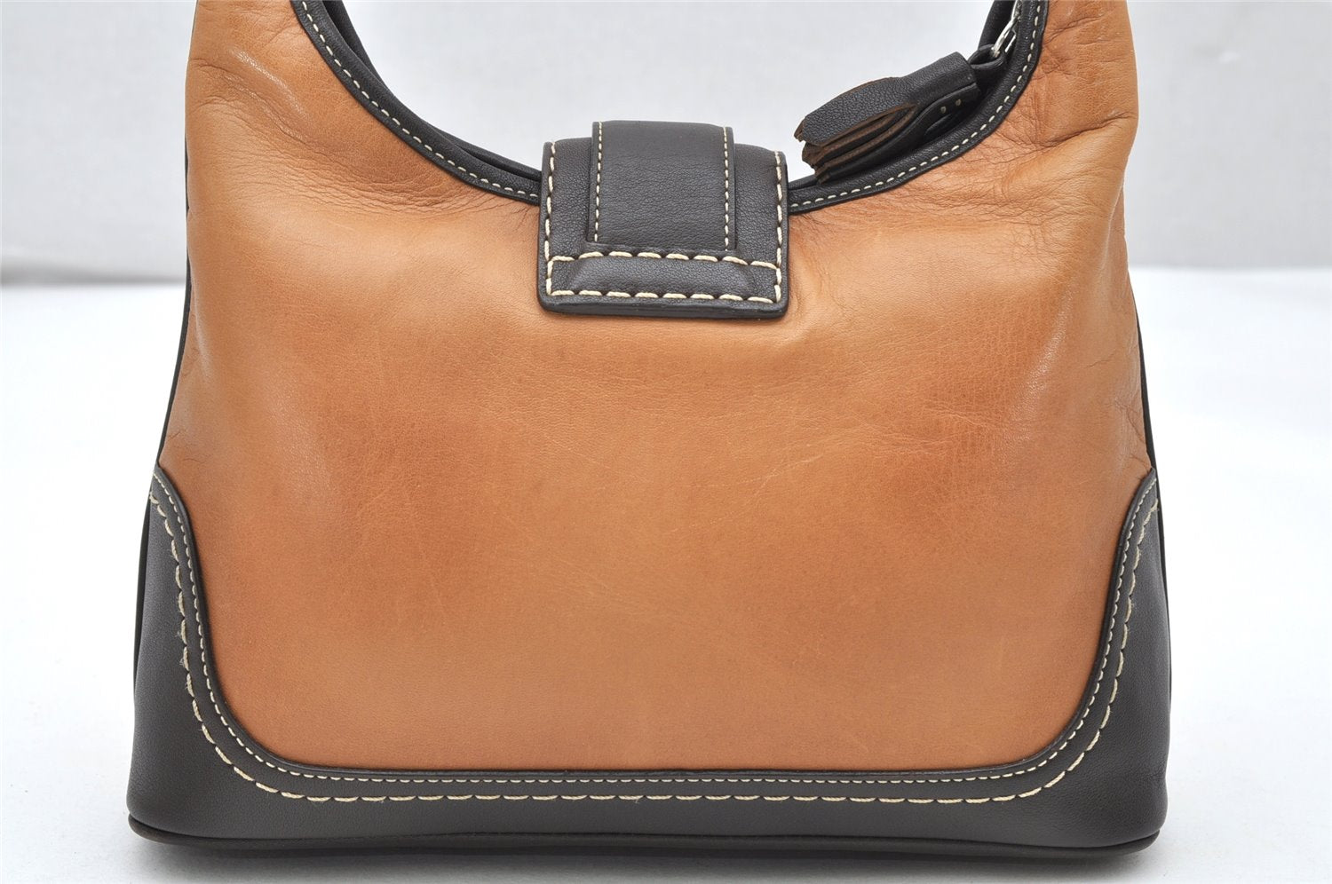 Authentic COACH Vintage Shoulder Hand Bag Purse Leather Suede F11344 Brown 3422K