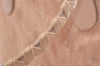 Authentic Christian Dior Trotter Lovely Hand Tote Bag Nylon Leather Pink 3423J