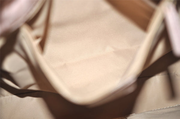 Authentic Christian Dior Trotter Lovely Hand Tote Bag Nylon Leather Pink 3423J