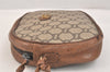 Authentic GUCCI GG Plus Shoulder Cross Body Bag PVC Leather Brown Junk 3423K
