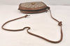 Authentic GUCCI GG Plus Shoulder Cross Body Bag PVC Leather Brown Junk 3423K