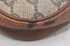 Authentic GUCCI GG Plus Shoulder Cross Body Bag PVC Leather Brown Junk 3423K