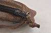 Authentic GUCCI GG Plus Shoulder Cross Body Bag PVC Leather Brown Junk 3423K