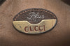 Authentic GUCCI GG Plus Shoulder Cross Body Bag PVC Leather Brown Junk 3423K
