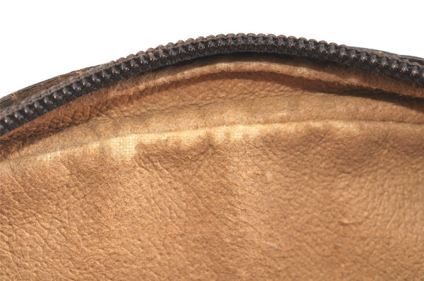 Authentic GUCCI GG Plus Shoulder Cross Body Bag PVC Leather Brown Junk 3423K