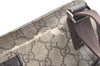 Authentic GUCCI Shoulder Cross Body Bag Purse GG PVC Leather 141626 Brown 3424K